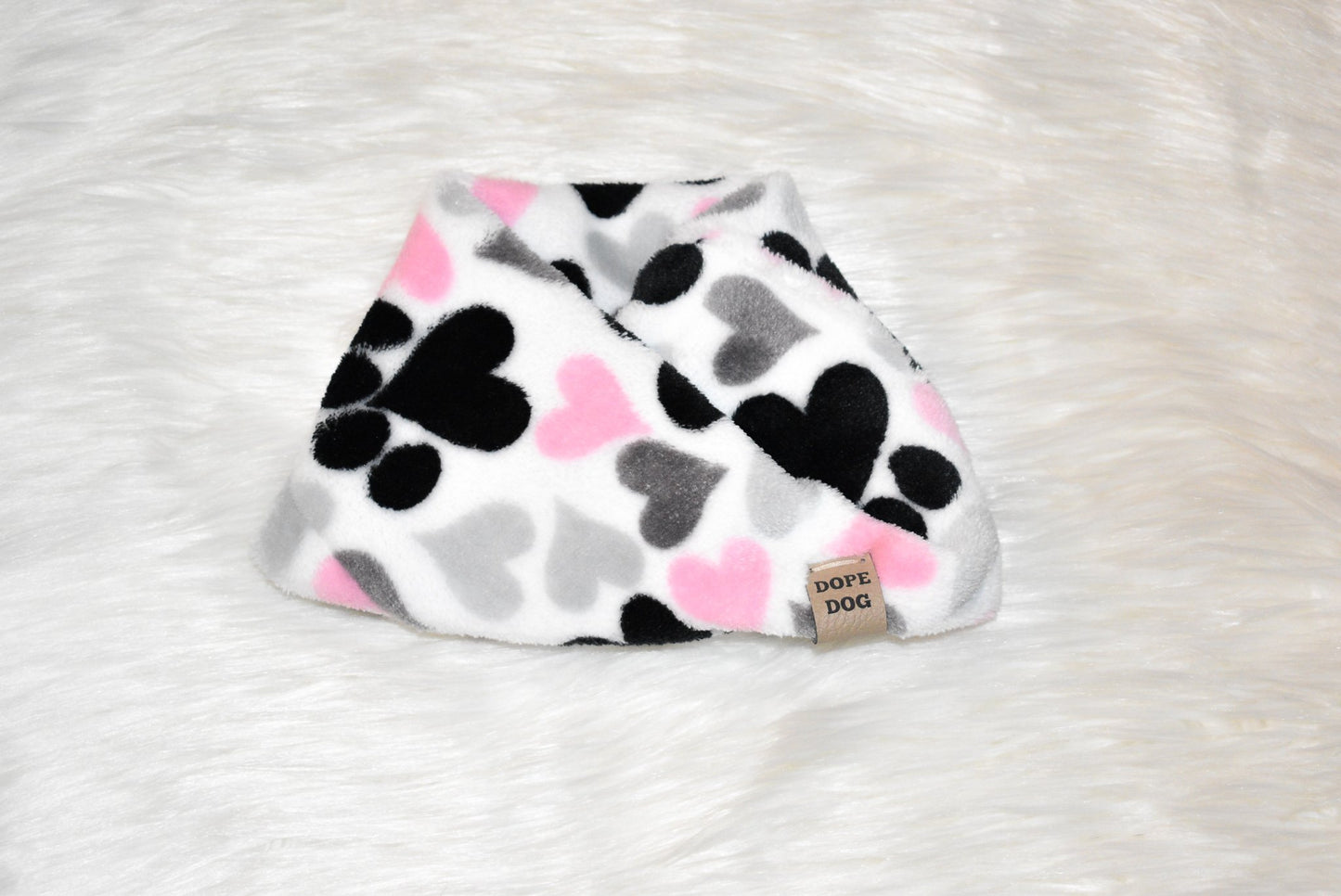 Paws and Kisses - Dog Scarf